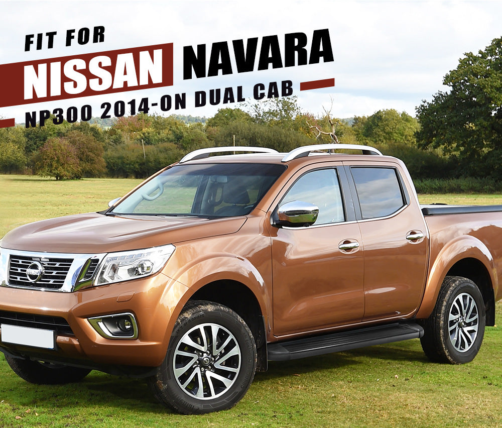 SAN HIMA Side Steps for Nissan Navara NP300 2014 - Current Dual Cab