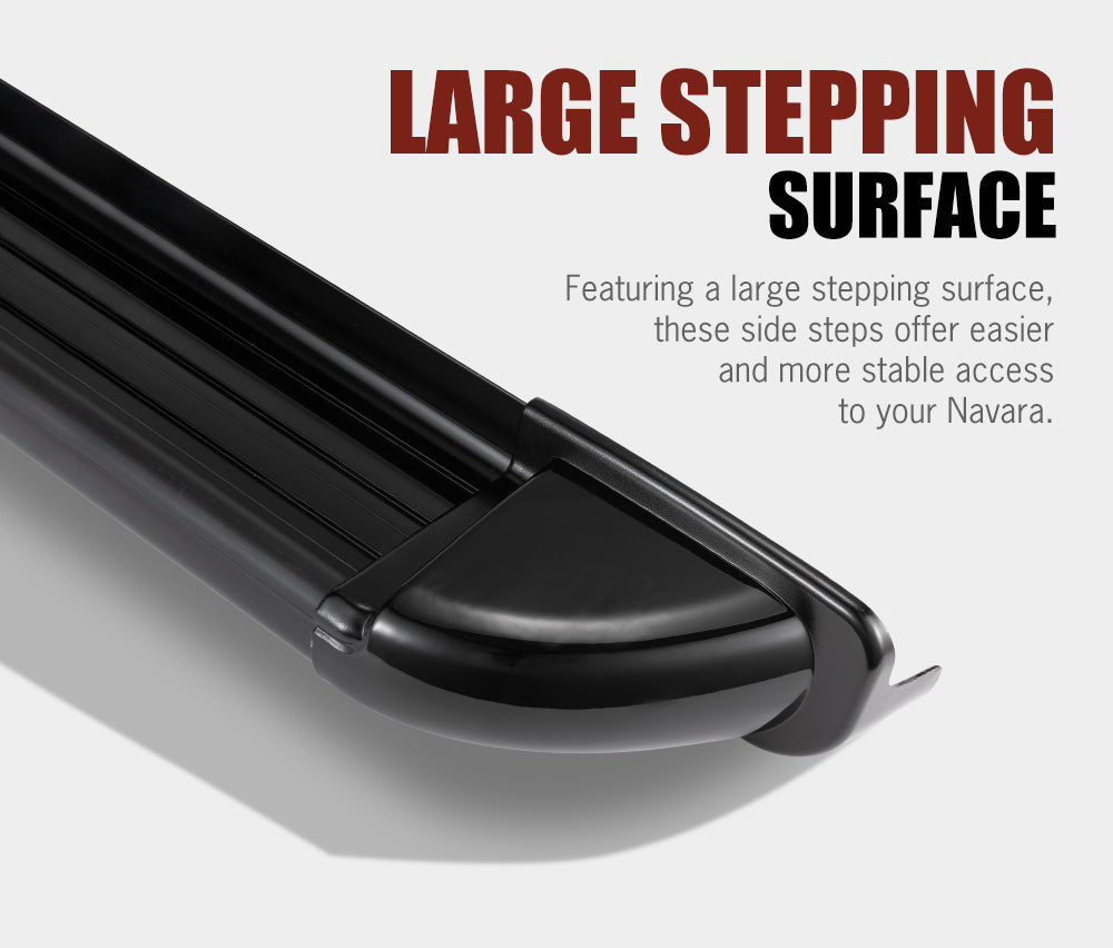 SAN HIMA Side Steps for Nissan Navara NP300 2014 - Current Dual Cab
