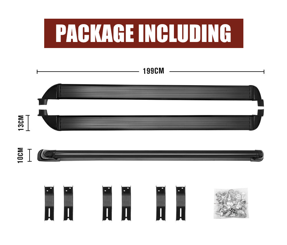 SAN HIMA Side Steps for Nissan Navara NP300 2014 - Current Dual Cab
