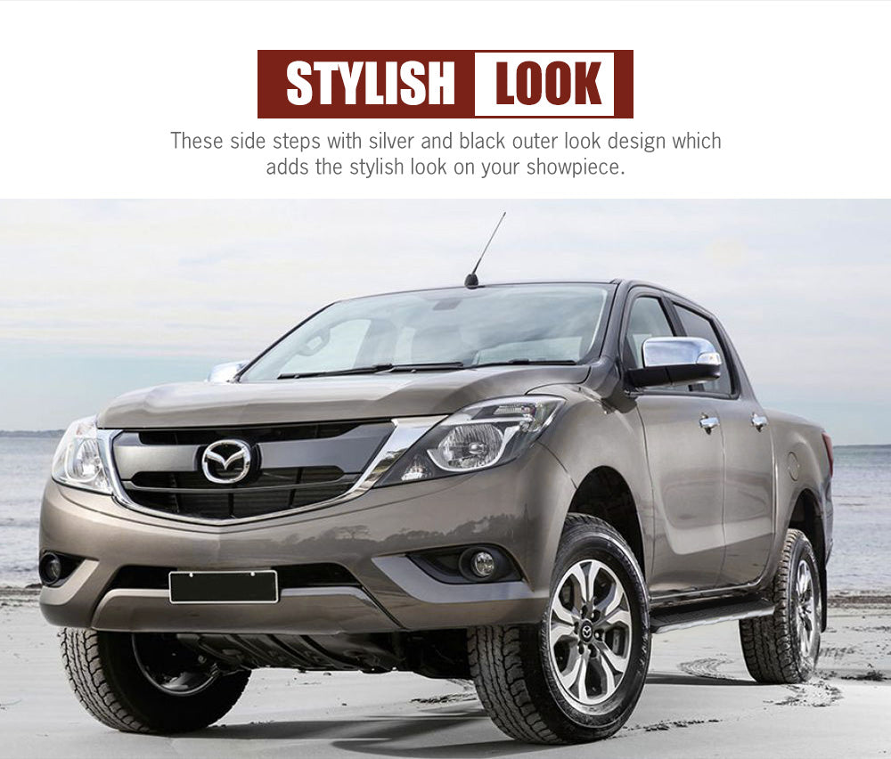 SAN HIMA Side Steps For Mazda BT-50 BT50 MY 2012-2020 Dual Cab