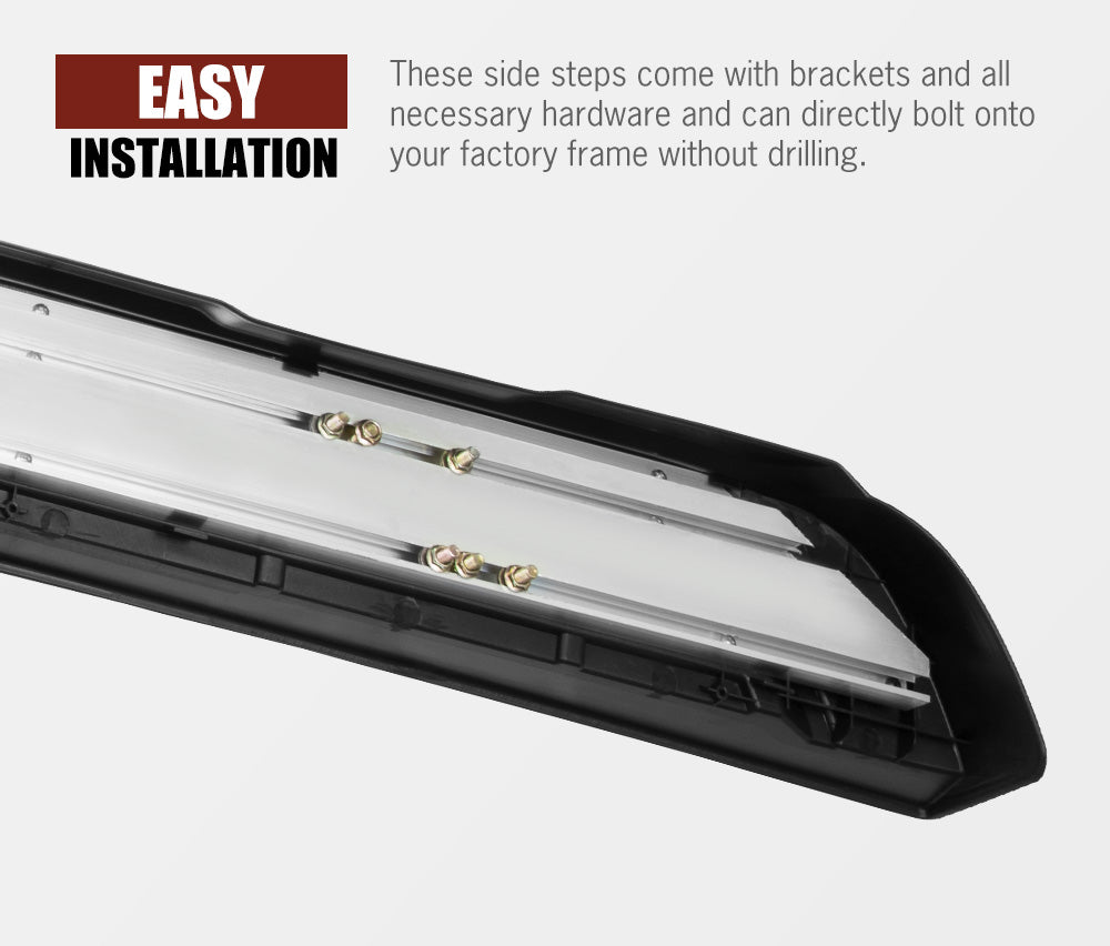 SAN HIMA Side Steps for Ford Ranger 2012-ON Wildtrak Raptor Dual Cab