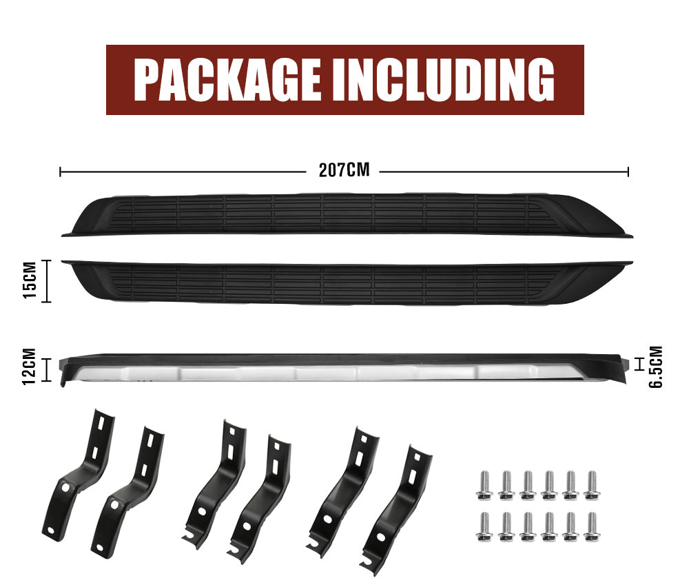 SAN HIMA Side Steps for Ford Ranger 2012-ON Wildtrak Raptor Dual Cab