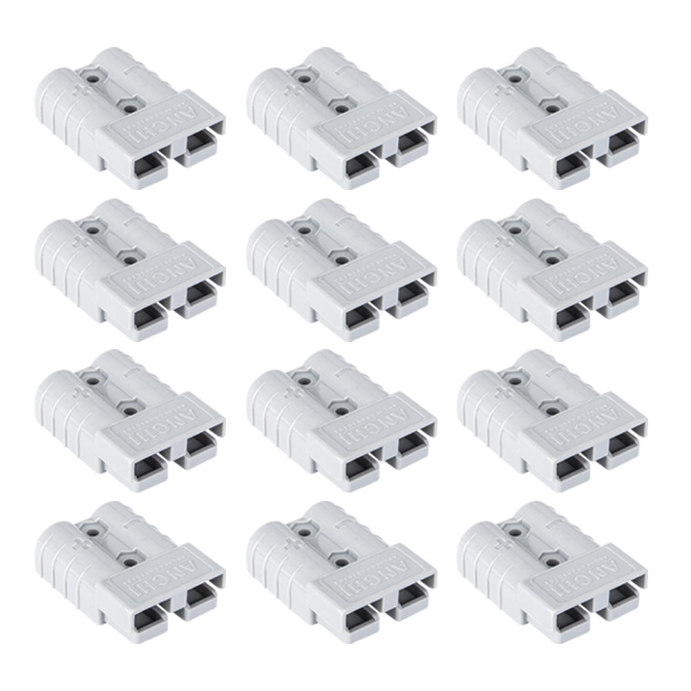 ATEM POWER 12PCS Anderson Style Plug Connectors 50AMP 12-24V 6AWG
