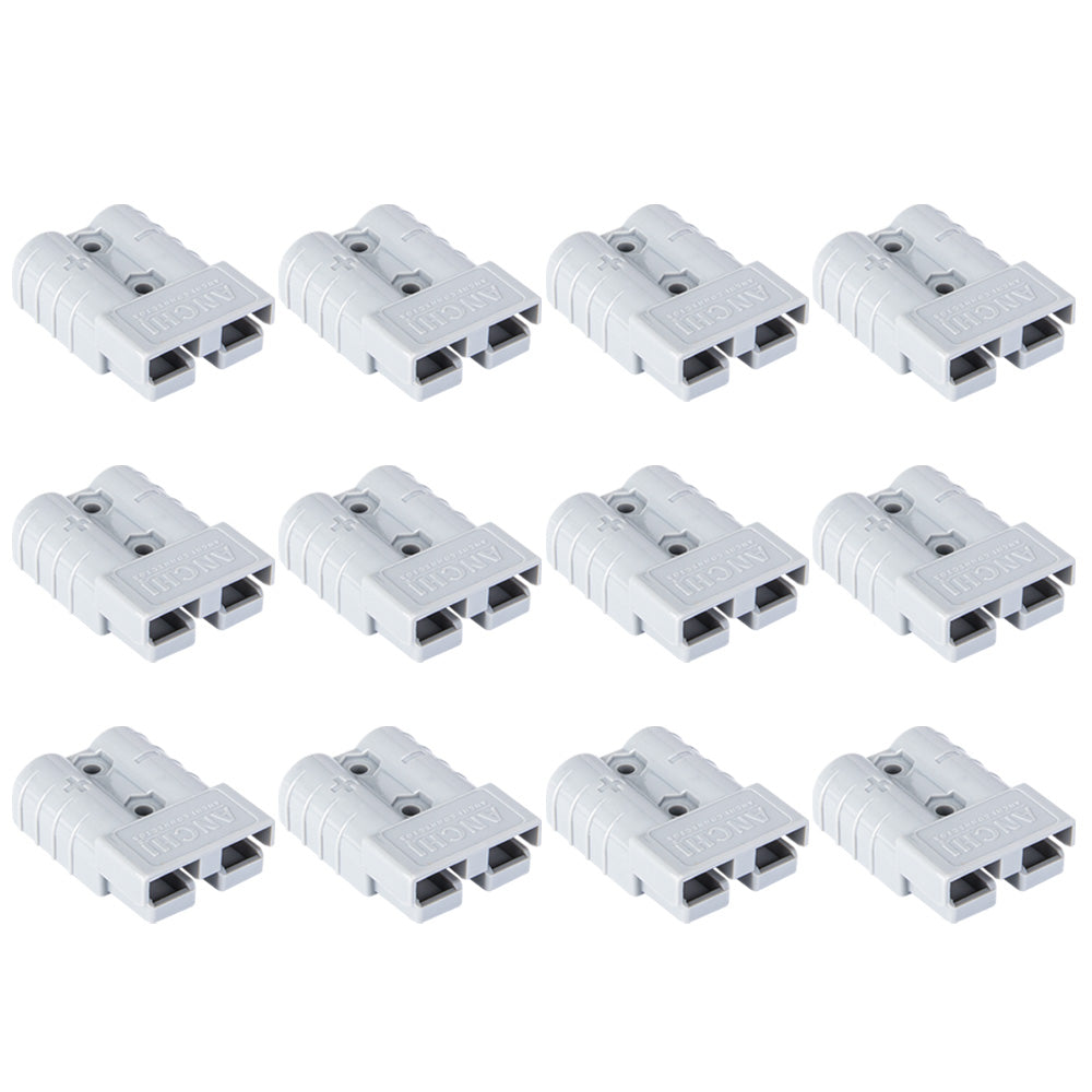 ATEM POWER 12PCS Anderson Style Plug Connectors 50AMP 12-24V 6AWG