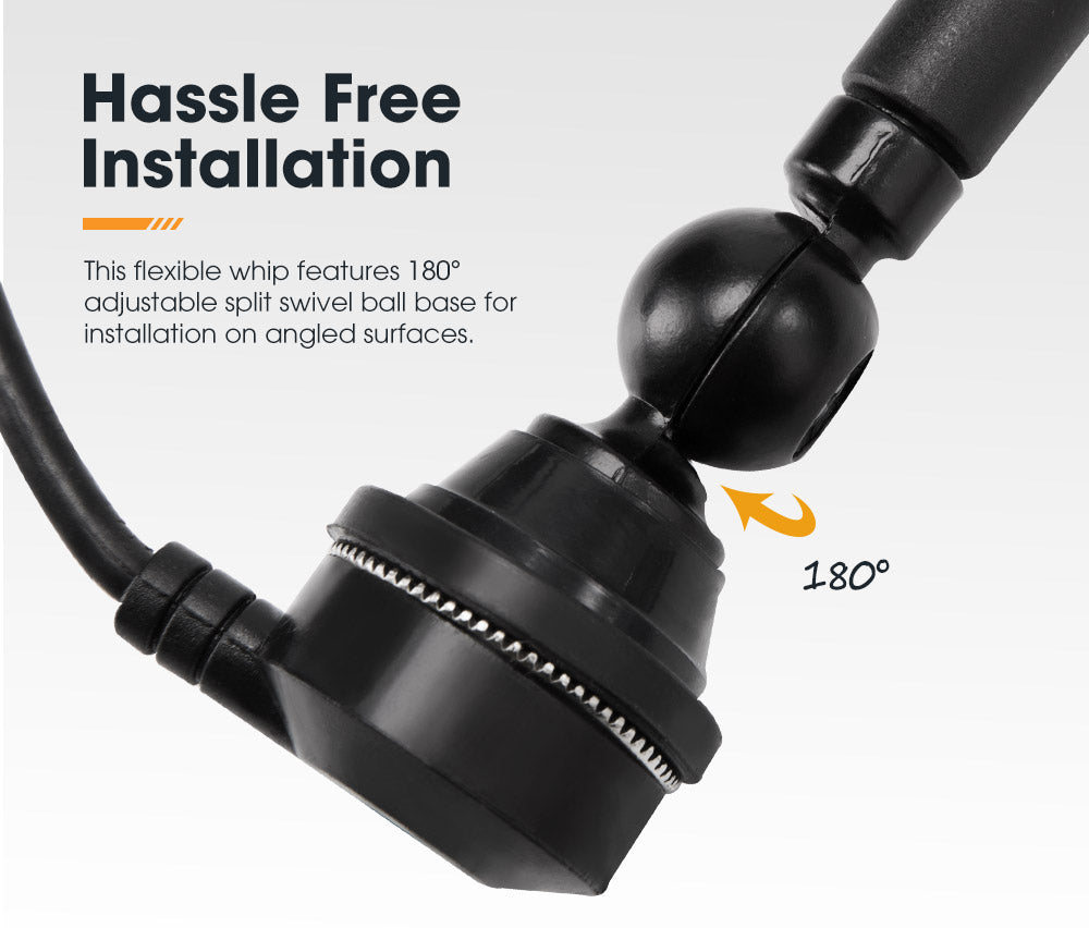 SAN HIMA Uhf Radio Antenna Black Rubber Duck AM/FM