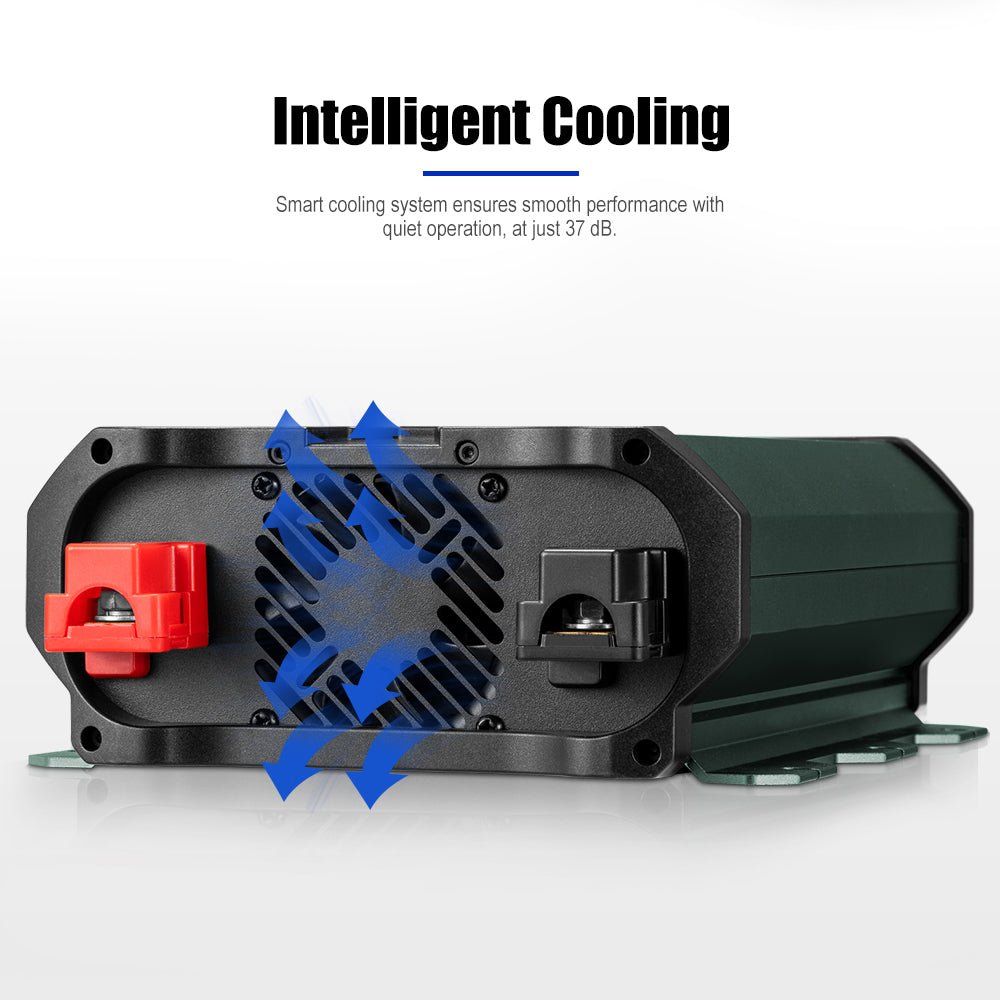 Atem Power 1000W/2000W Pure Sine Wave Inverter 12V to 240V Remote Control Boat