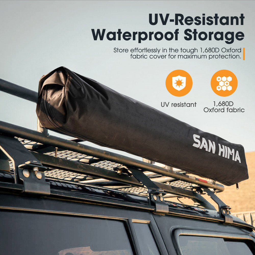 SAN HIMA Camping Shower Tent Awning Fold-Out Instant Ensuite Change Room