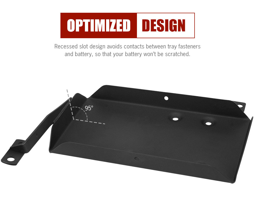 SAN HIMA Dual Battery Tray for Nissan Patrol GU Wagon TD42 4.2L ZD30 3.0L