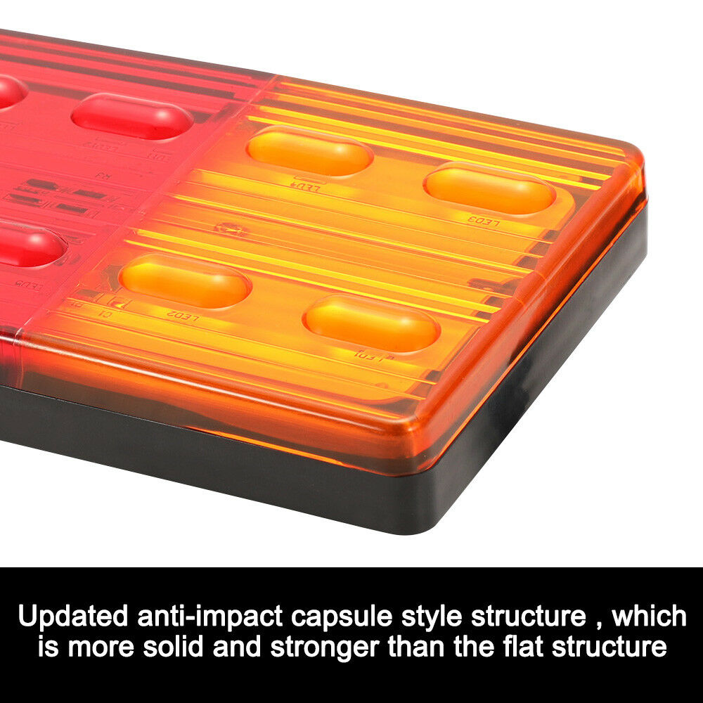 Lightfox Pair LED Trailer Tail Lights