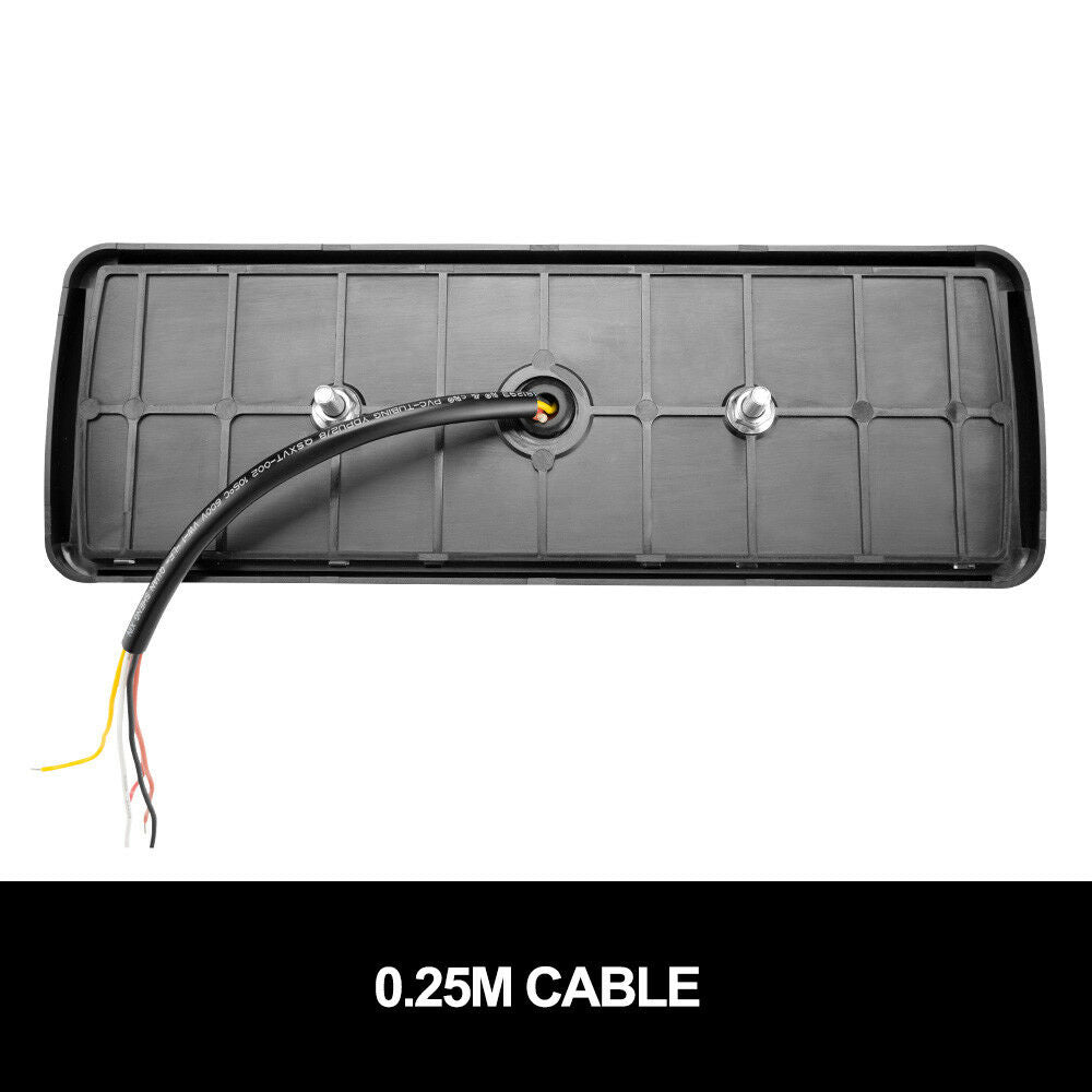 Pair LED Tail Lights Stop Indicator Reverse Lamp 12V Trailer Truck Ute 120LED