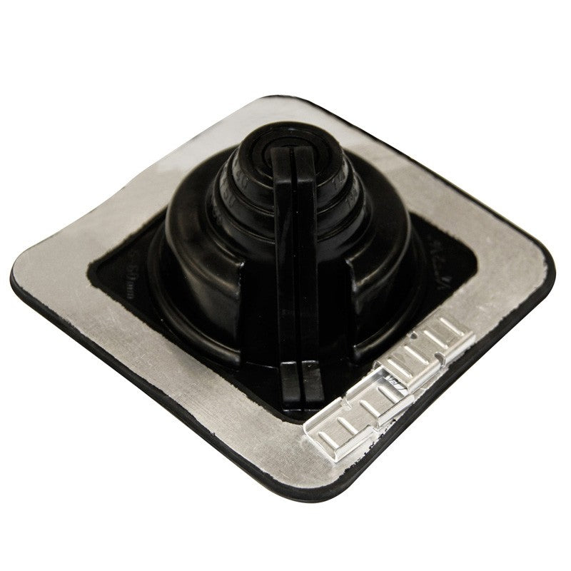 Flashing, No1, 5-60mm Pipe OD 139 x 139mm Base, Black Combo