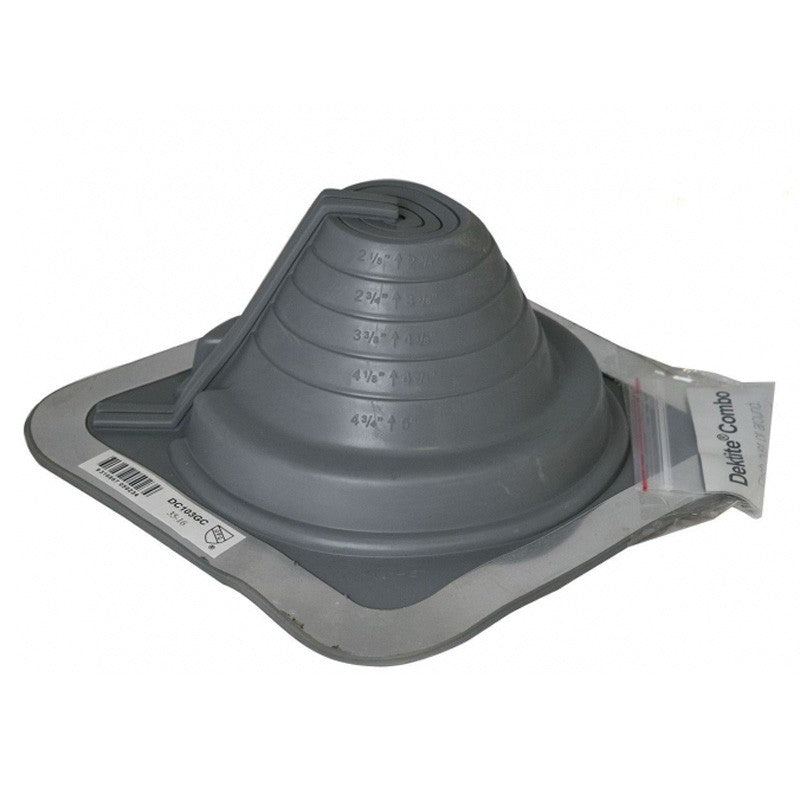 Flashing #5, 108-190mm Pipe 366 x 366mm Base, Grey Combo