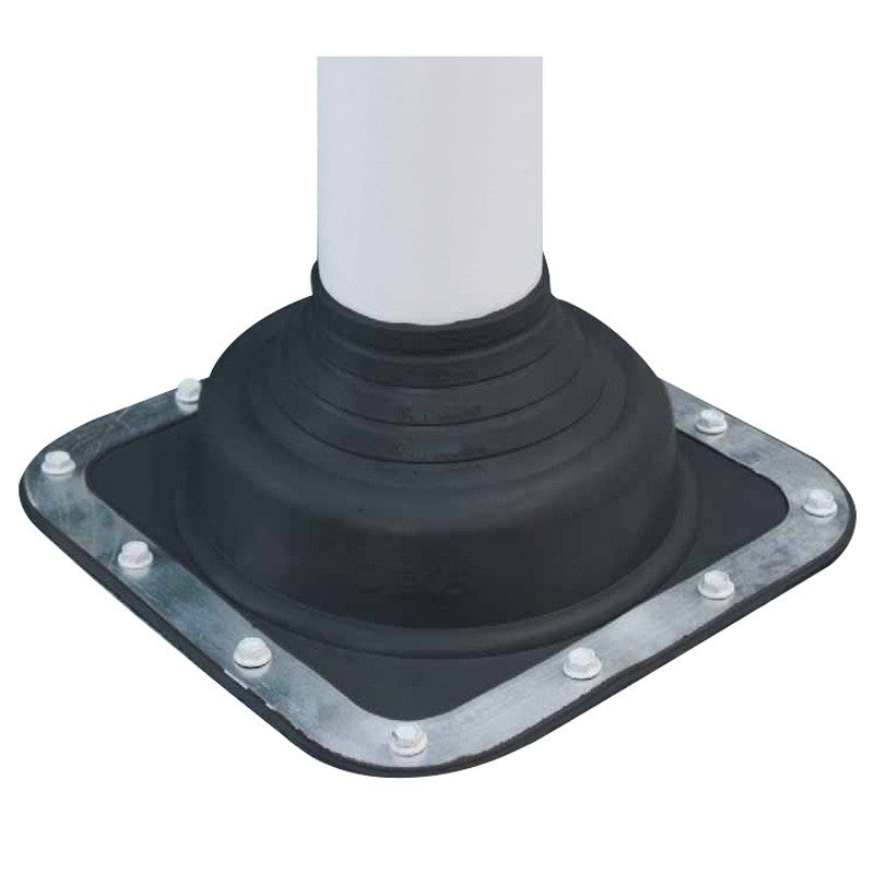 Flashing #3, 5-127mm Pipe 221 x 221mm Base, Grey Premium