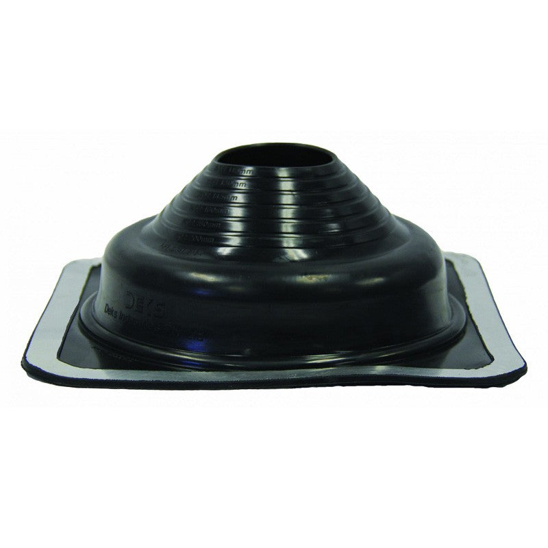 Flashing #5, 100-200mm Pipe 310 x 310mm Base, Black Premium