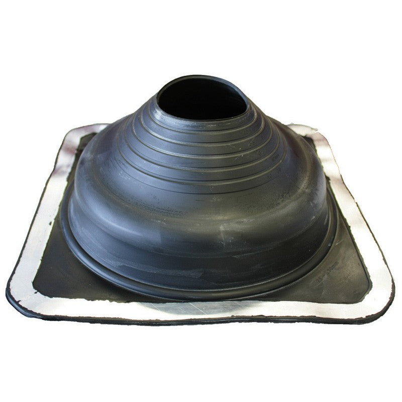 Flashing #6, 125-230mm Pipe 363 x 363mm Base, Black Premium