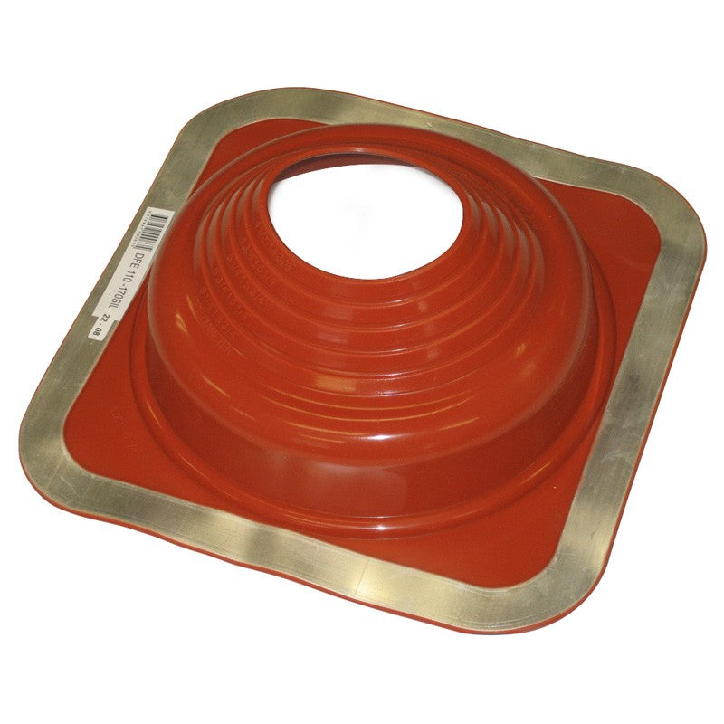 Flashing #4, 75-175mm Pipe 280 x 280mm Base, Red Premium