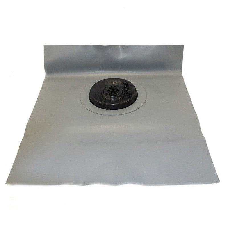 Flashing, 0-30mm Pipe 410 x 490mm Base, Black Nu-Lead