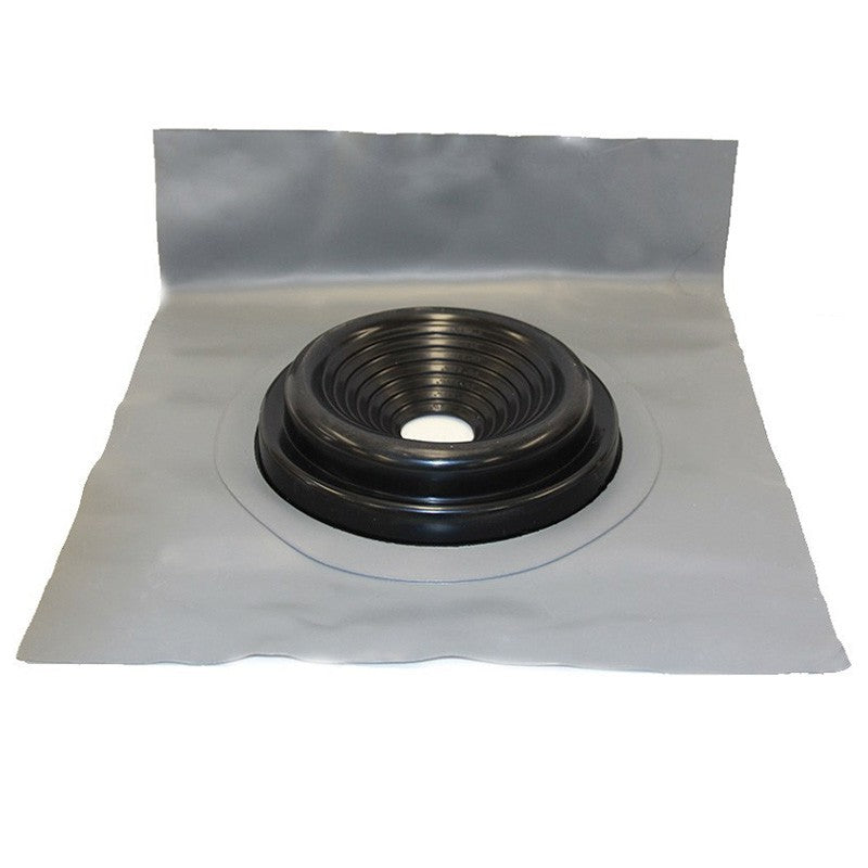 Flashing, 50-170mm Pipe 450 x 600mm Base, Black Nu-Lead