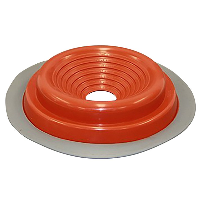 Flashing, 50-170mm Pipe 450 x 600mm Base, Red Nu-Lead