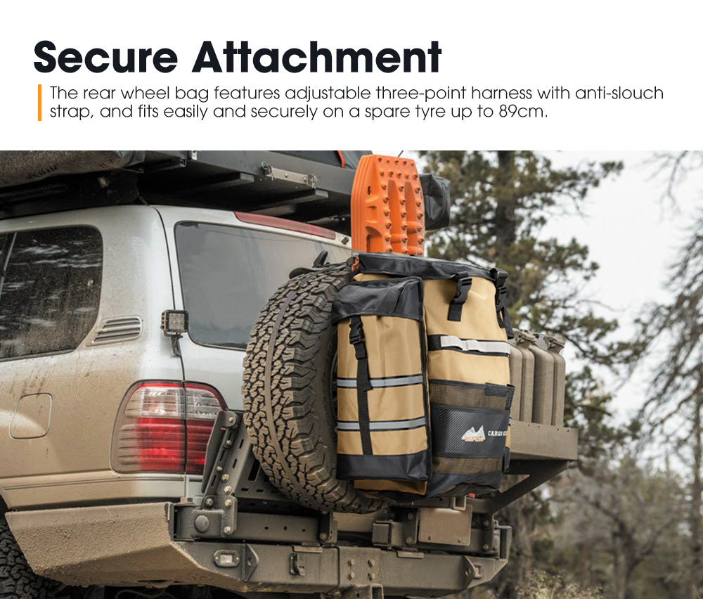 SAN HIMA Spare Wheel Rubbish Bag 69L Dirty Gear Bag Bin Car Rear Tire Trash Bag