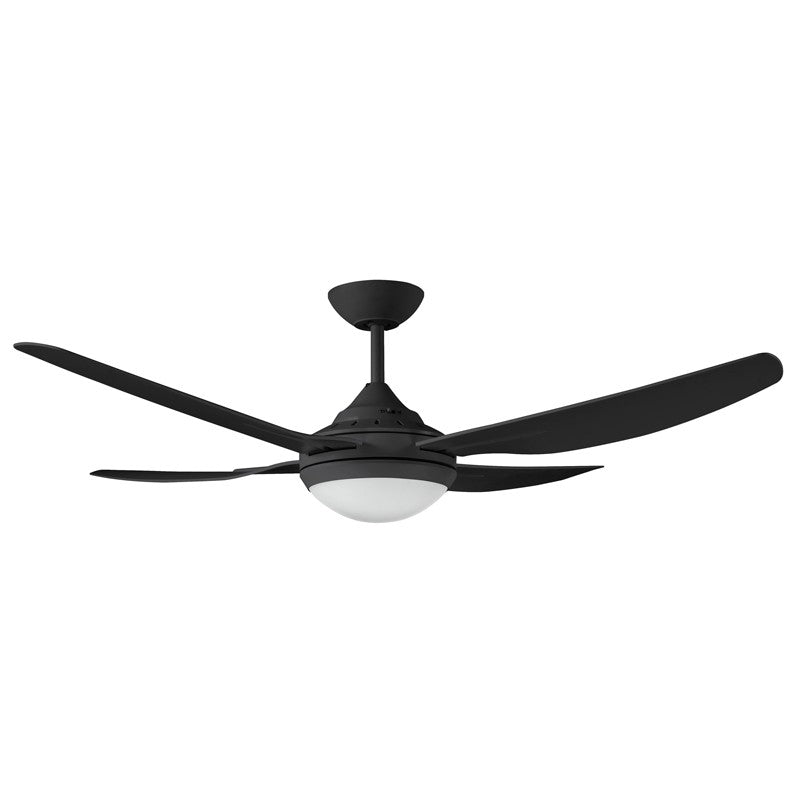 Ingram 52" Ceiling Fan with Light Black