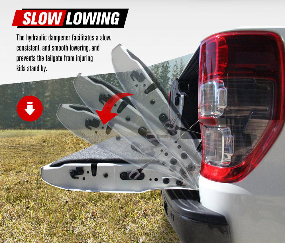 Easy Up & Slow Down Tailgate Strut Kit for ISUZU D-MAX 2012-2020 Tailgate Assistant