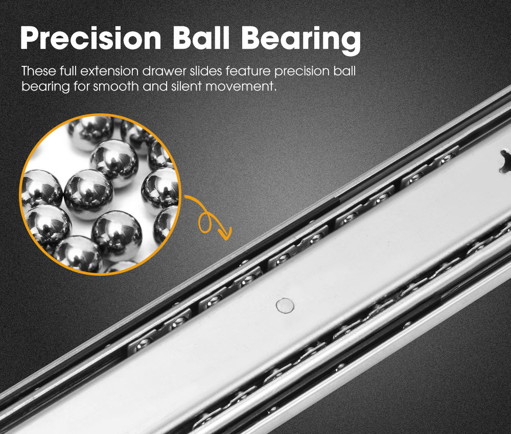 SAN HIMA 125kg Locking Drawer Slides / Runners 900mm 4wd Trailer Fridge Draw