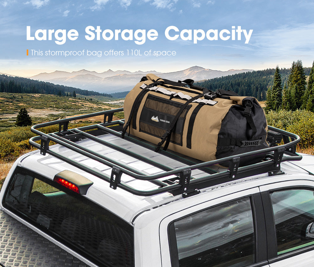 SAN HIMA Cargo Bag 110L Large Stormproof Bag Water Resistant Outdoor Camping 4WD
