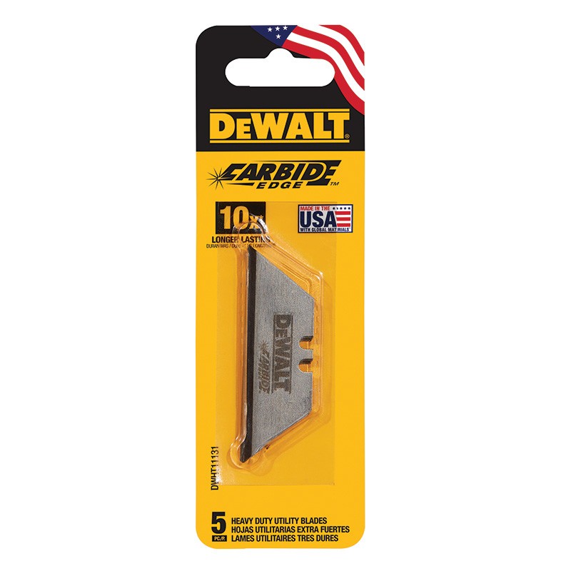 DEWALT 5 Pack Carbide Utility Blades