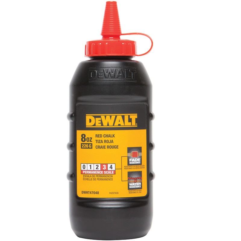 DEWALT 8oz Red Chalk