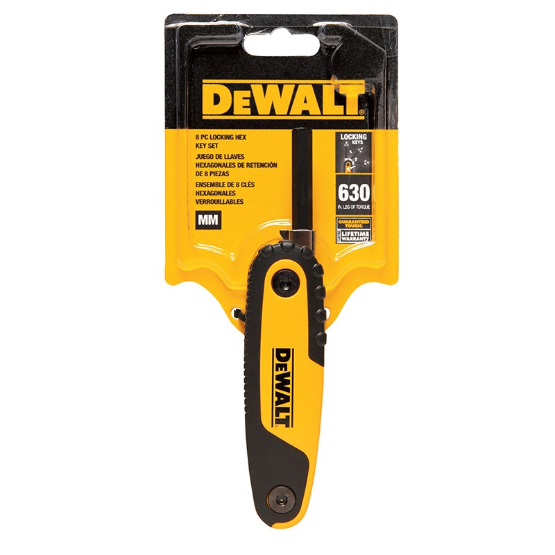 DEWALT Folding Locking Hex Keys Metric
