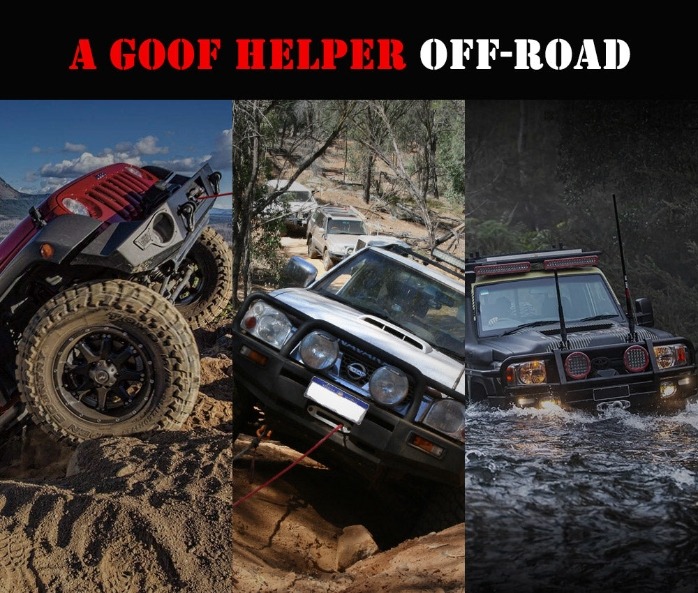 FIERYRED 12V 14500LBS Wireless Electric Winch Synthetic Rope