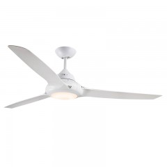 Evo II 58" Ceiling Fan with Light White
