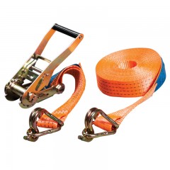 Strap Orange 10m x 50mm, 2 Piece, Hook & Keeper