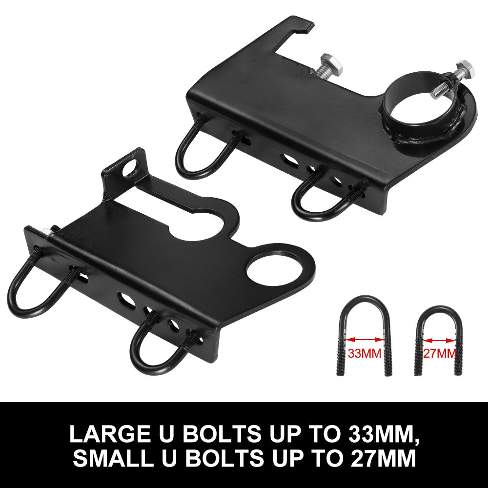 High Lift Jack & Shovel Holder 4×4 4WD Offroad Mount Roof Rack Farm Universal