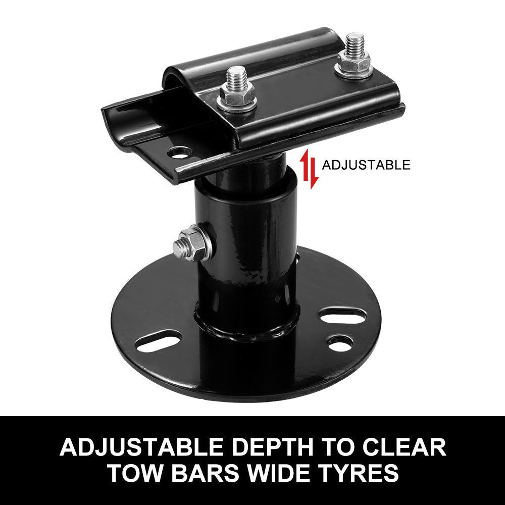 Spare Wheel Mount Bracket Carrier for Hi Lift High Farm Jack Recovery 4x4 4WD