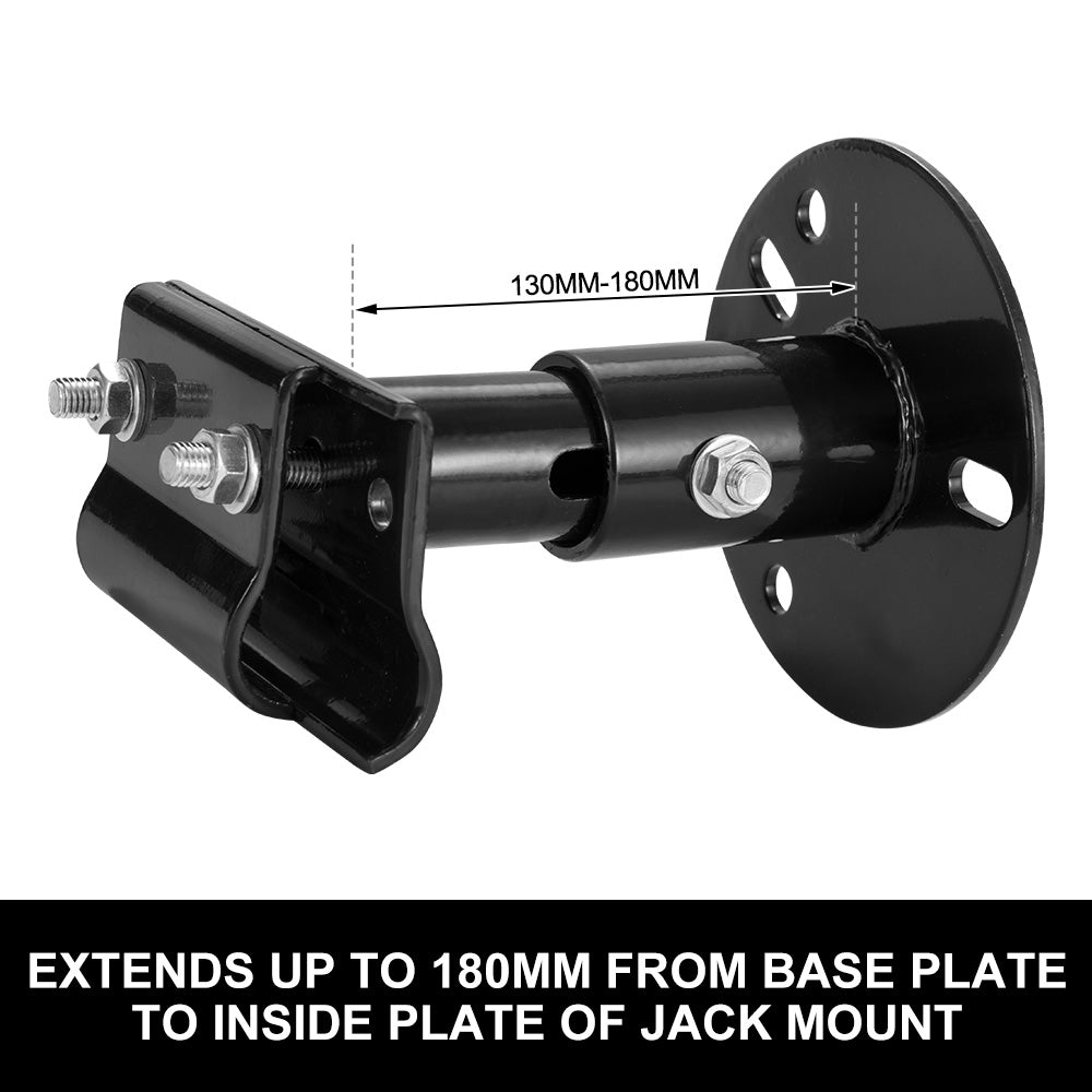 Spare Wheel Mount Bracket Carrier for Hi Lift High Farm Jack Recovery 4x4 4WD