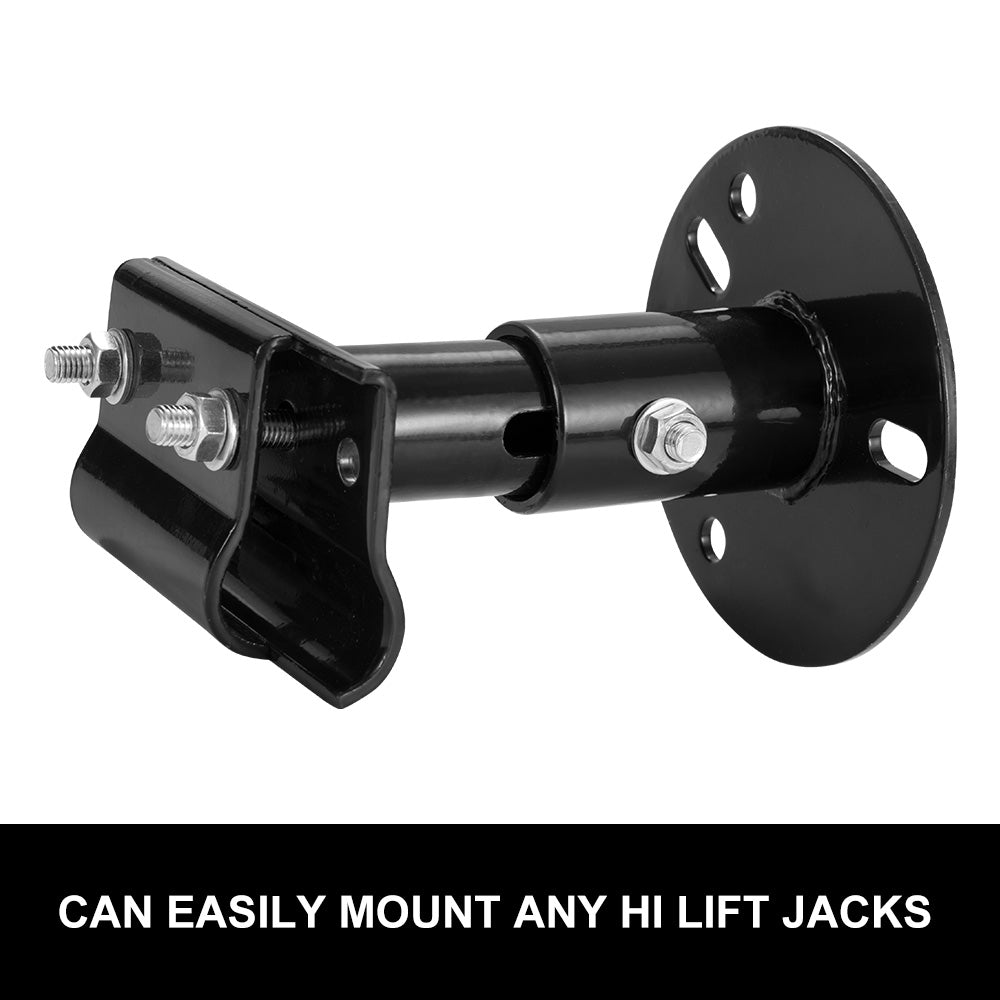 Spare Wheel Mount Bracket Carrier for Hi Lift High Farm Jack Recovery 4x4 4WD
