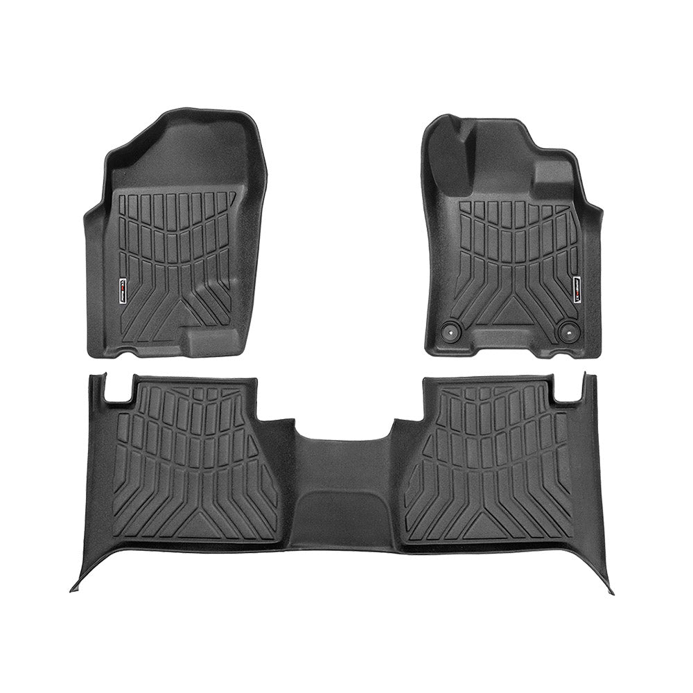 KIWI MASTER 3D TPE Car Floor Mats Liner fit for Nissan Navara NP300 D23 2015~Current