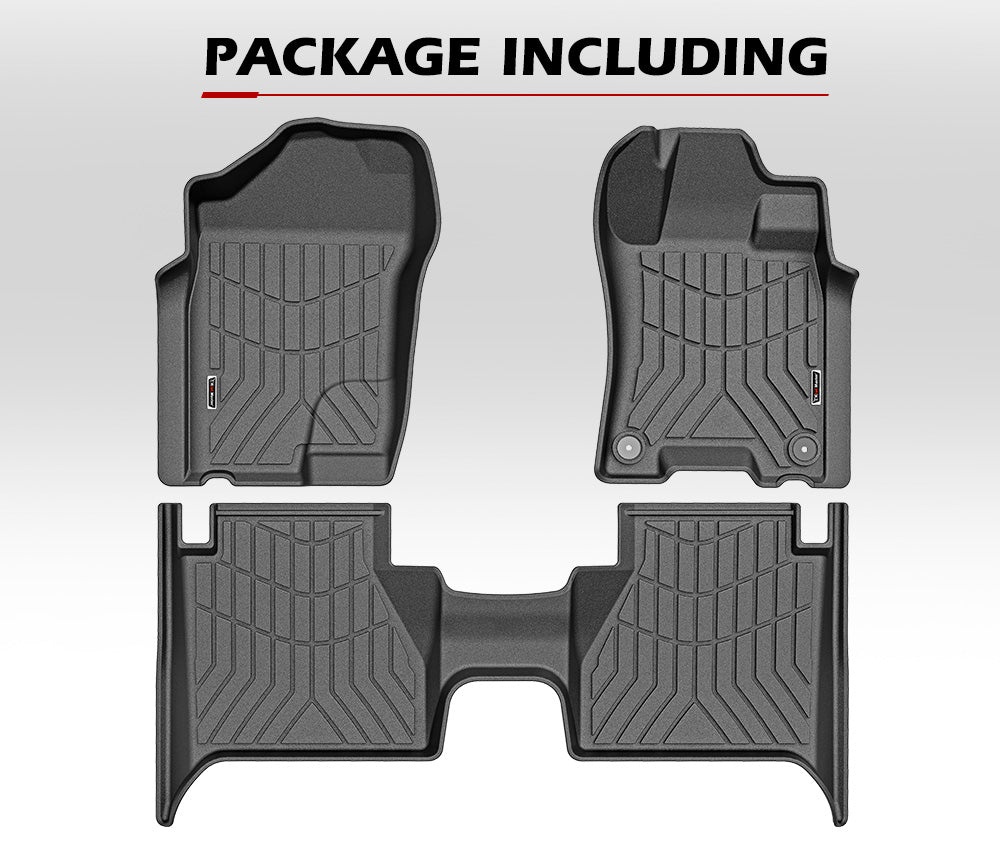 KIWI MASTER 3D TPE Car Floor Mats Liner Fit Nissan Navara NP300 D23 2015-Current