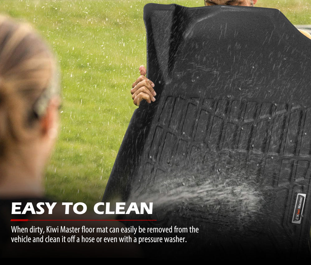 KIWI MASTER 3D TPE Car Floor Mats Liner Fit Holden Colorado Dual Cab 2012-2020