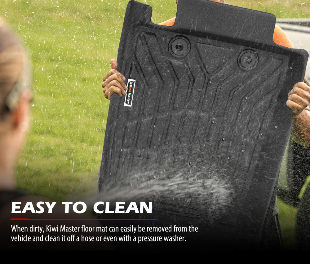 KIWI MASTER 3D TPE Car Floor Mats Liner Fit ISUZU D-MAX DMAX Dual Cab MY 2012~2020 JULY