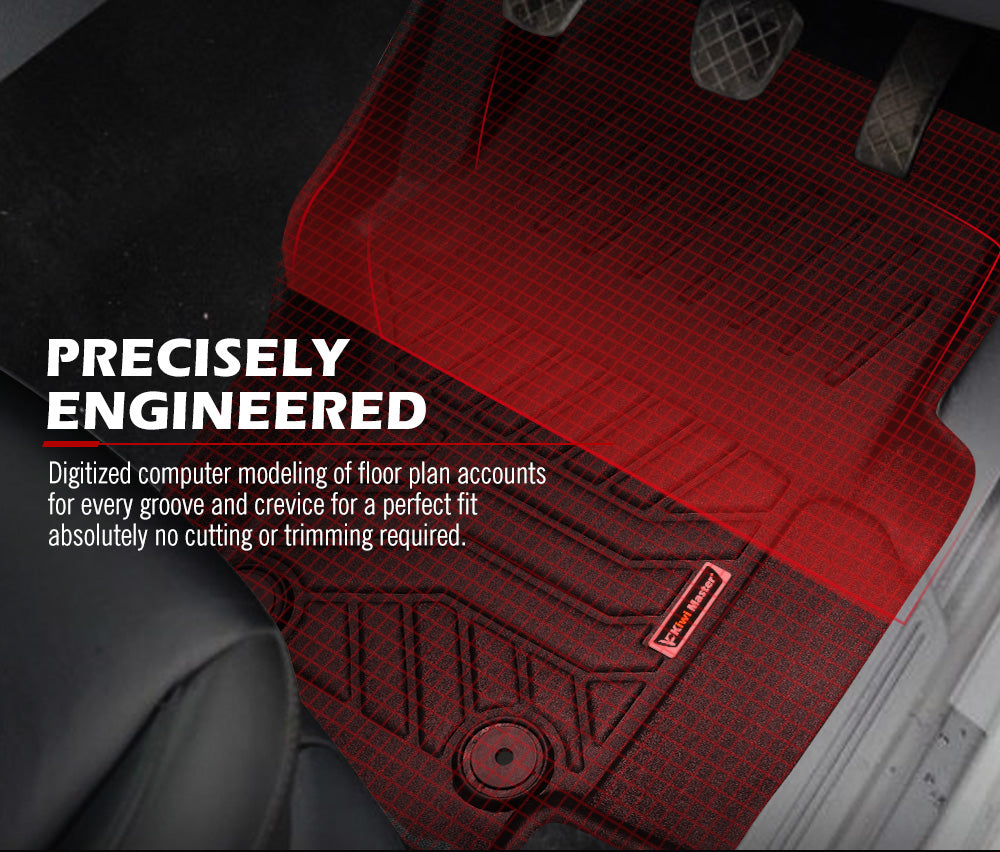 KIWI MASTER 3D TPE Car Floor Mats for VW Amarok