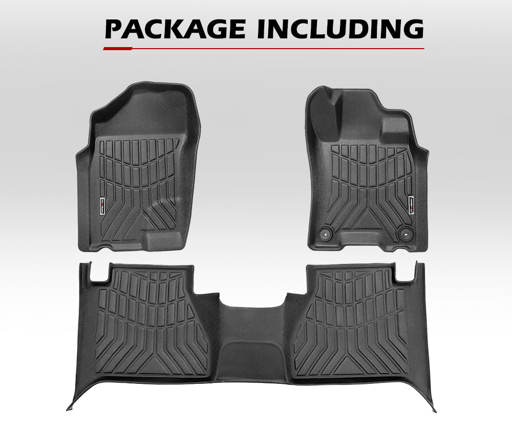Kiwi Master 3D TPE Car Floor Mats Liner fit Nissan Navara NP300 D23 2015-NEW