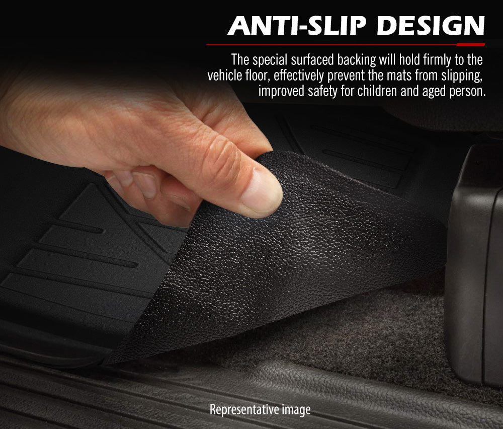 KIWI MASTER 3D TPE Car Floor Mats Liner for Mitsubishi Outlander ZG/ZH/ZJ/ZK/ZL MY 2007-2021