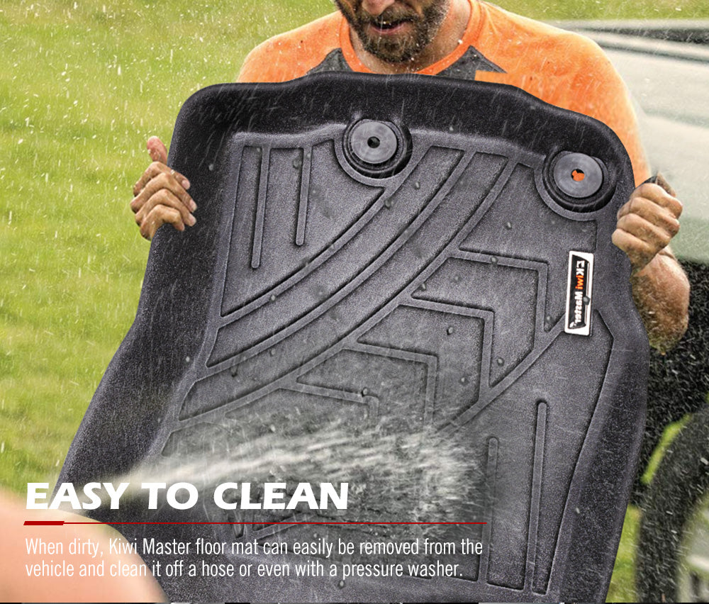 KIWI MASTER 3D TPE Car Floor Mats Liner for Mitsubishi Outlander ZG/ZH/ZJ/ZK/ZL MY 2007-2021