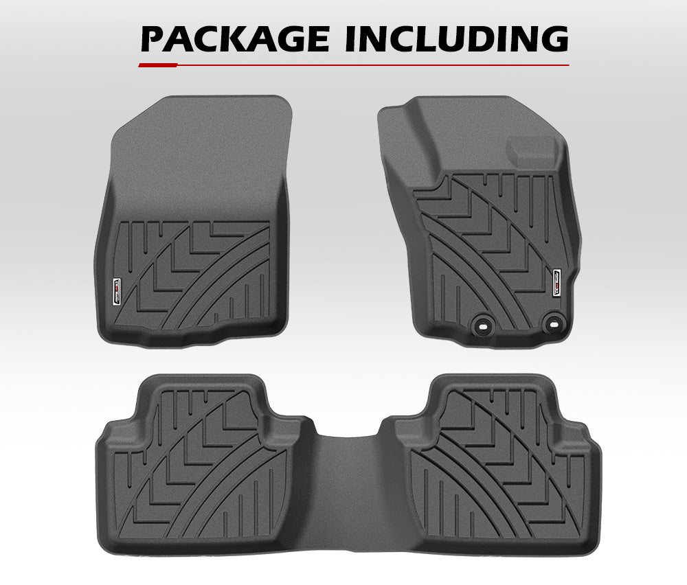 KIWI MASTER 3D TPE Car Floor Mats Liner for Mitsubishi Outlander ZG/ZH/ZJ/ZK/ZL MY 2007-2021