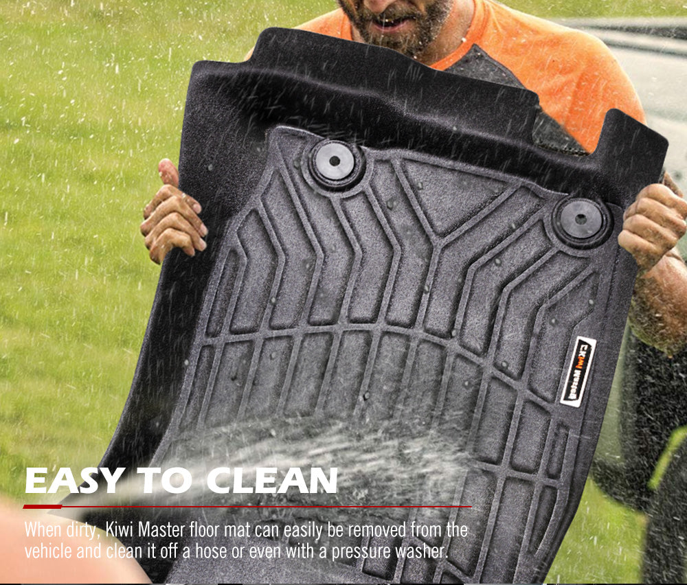 KIWI MASTER Car Floor Mats for Mitsubishi Triton MR 2019-Current Dual Cab