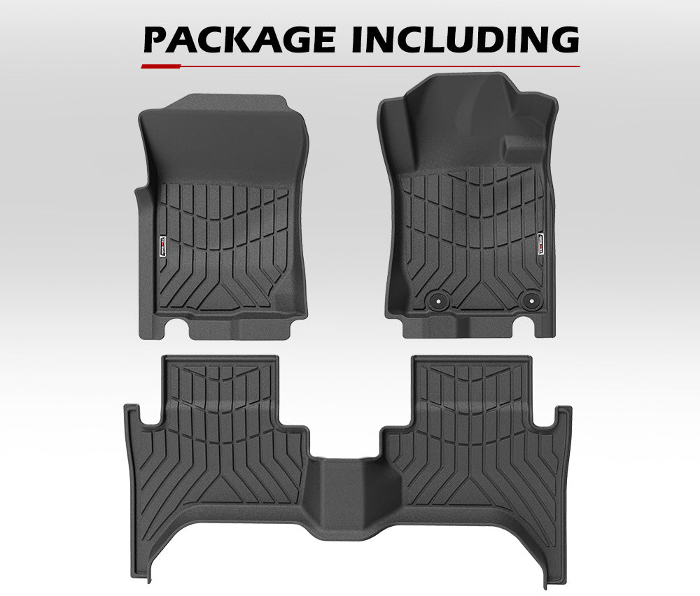 KIWI MASTER Car Floor Mats for Mitsubishi Triton MR 2019-Current Dual Cab