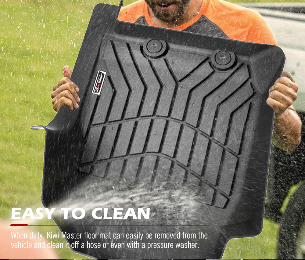 Kiwi Master 3D TPE Car Floor Mats Liner Fit Isuzu D-MAX DMAX Dual Cab UTE 2021+